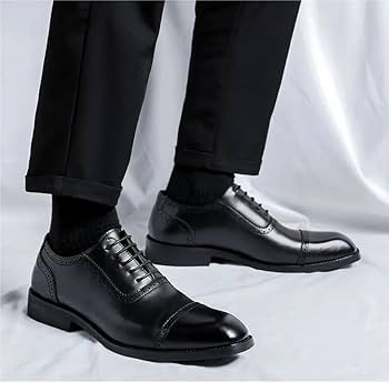 Amazon.com: Dress Oxford Shoes for Men Lace Up Square Toe